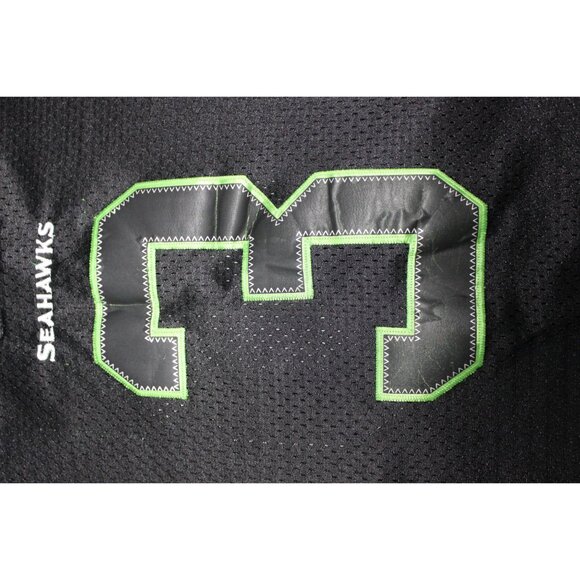 Nike NFL Players‎ On Field black Seahawks #3 Wilson short sleeve football jersey - Picture 13 of 16